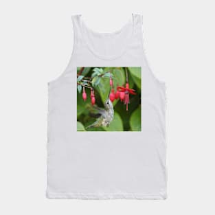 Hummingbird fuchsias Tank Top